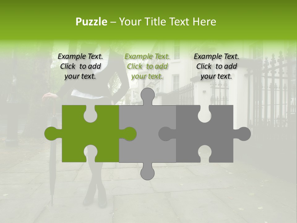 Autumn Hair Beauty PowerPoint Template