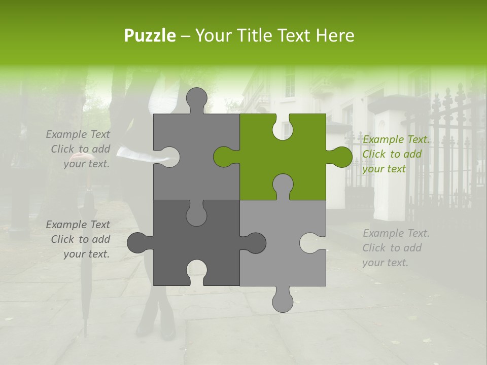 Autumn Hair Beauty PowerPoint Template