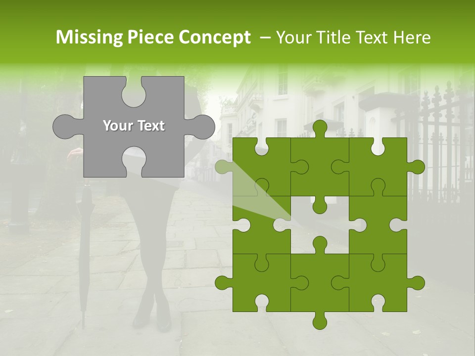 Autumn Hair Beauty PowerPoint Template