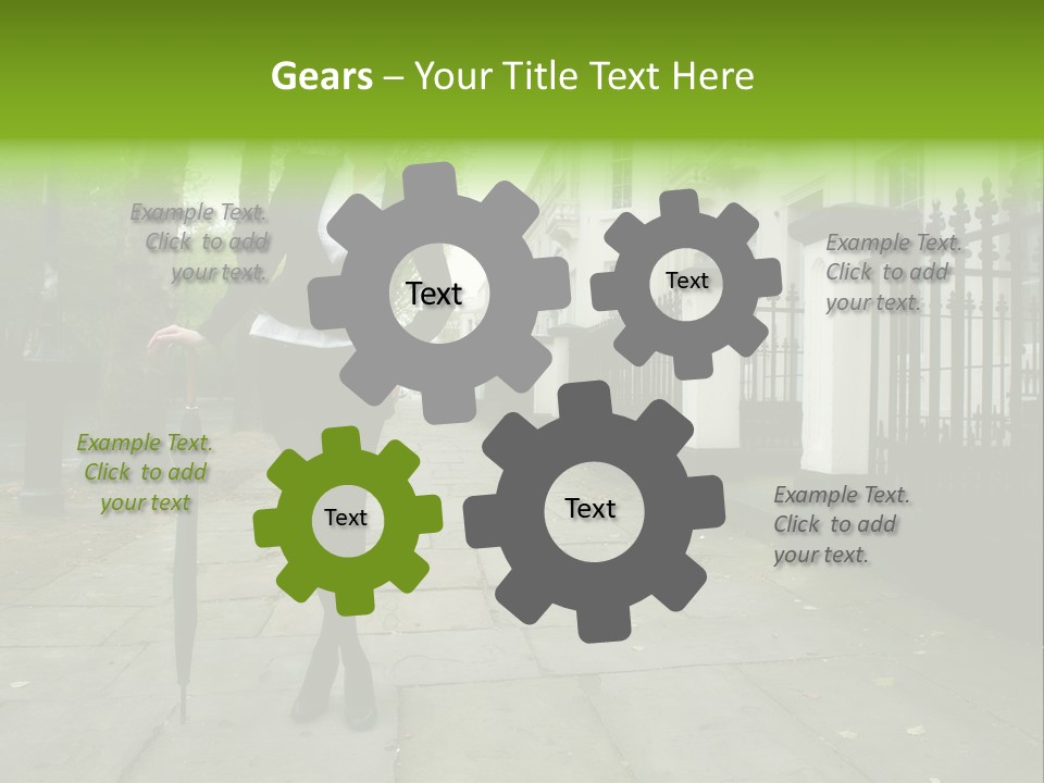 Autumn Hair Beauty PowerPoint Template