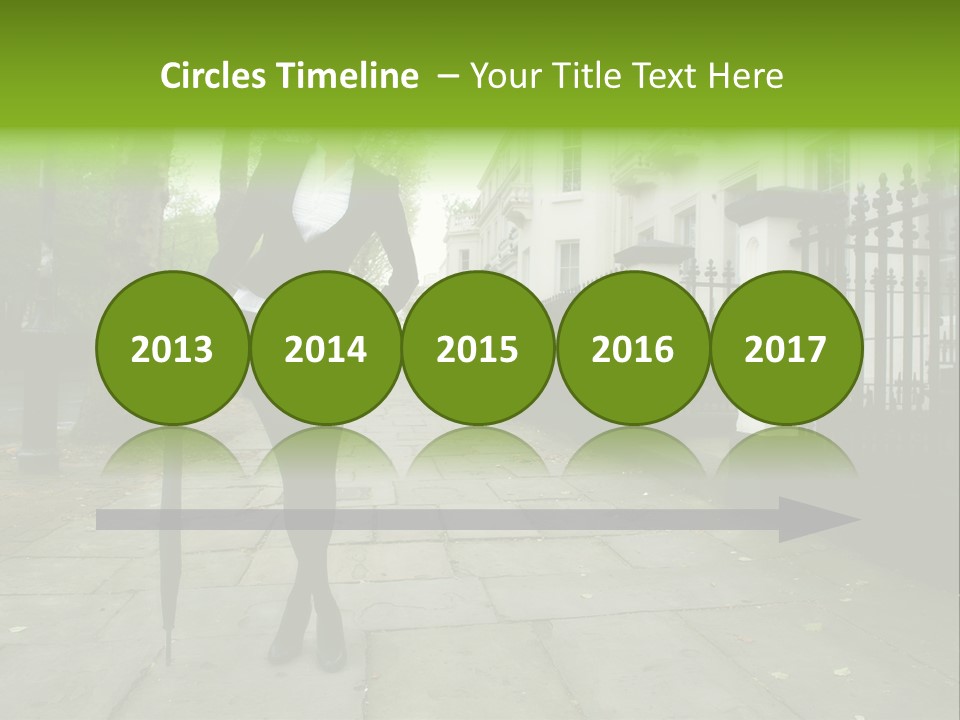 Autumn Hair Beauty PowerPoint Template