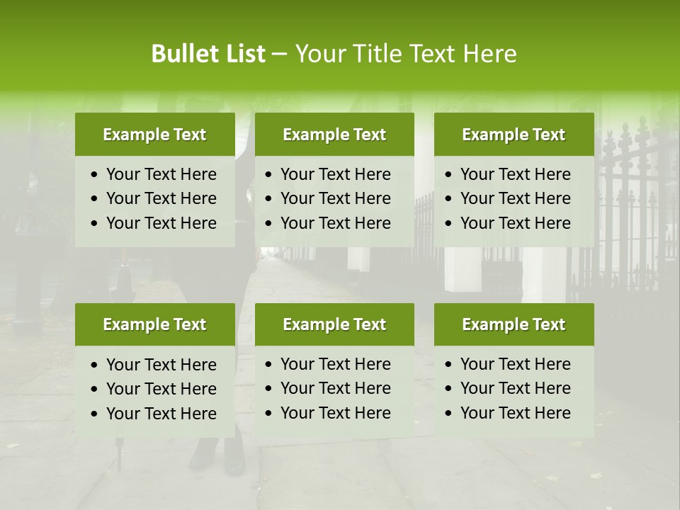 Autumn Hair Beauty PowerPoint Template