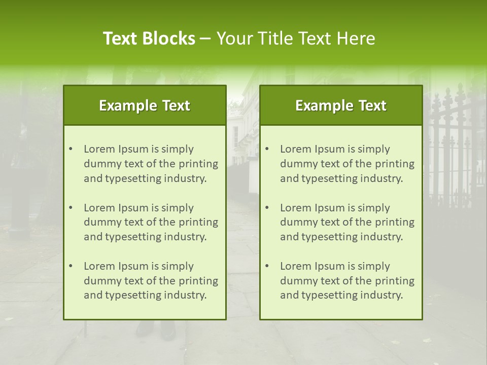 Autumn Hair Beauty PowerPoint Template