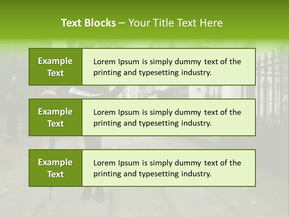 Autumn Hair Beauty PowerPoint Template