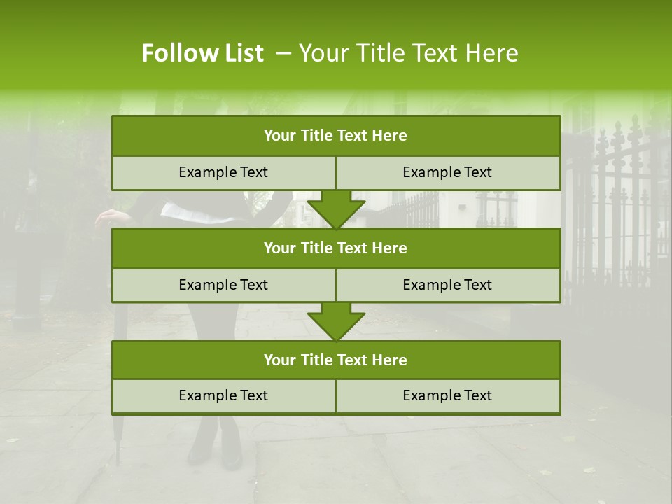 Autumn Hair Beauty PowerPoint Template