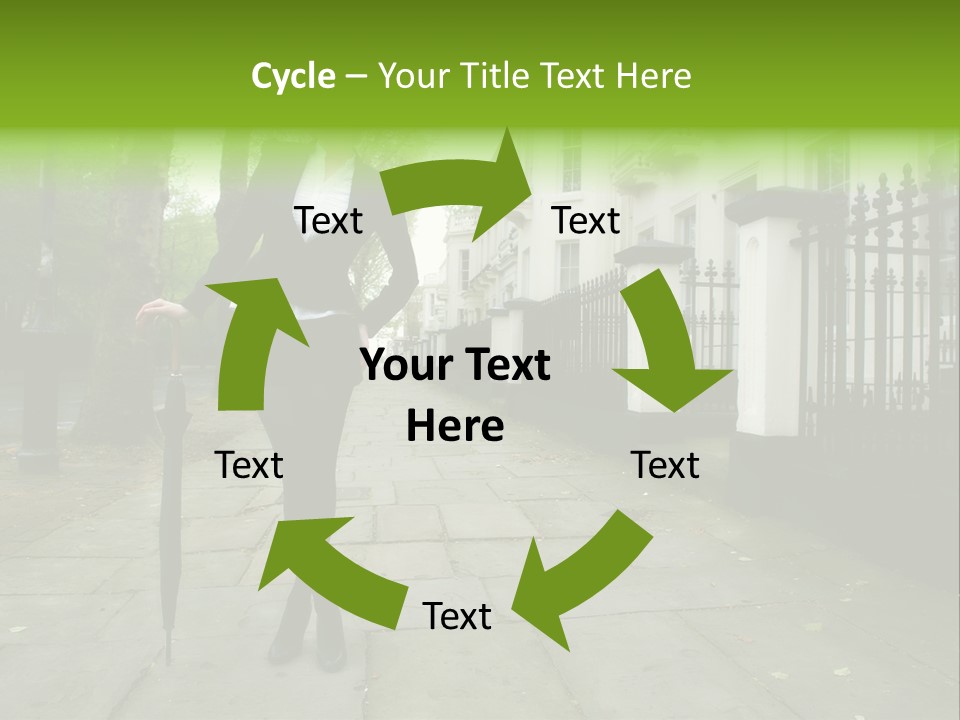 Autumn Hair Beauty PowerPoint Template