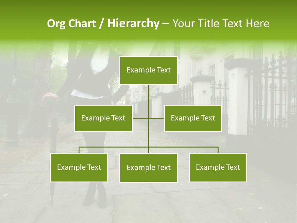 Autumn Hair Beauty PowerPoint Template