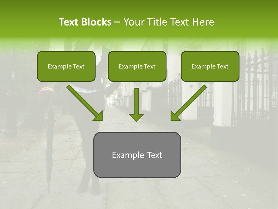 Autumn Hair Beauty PowerPoint Template