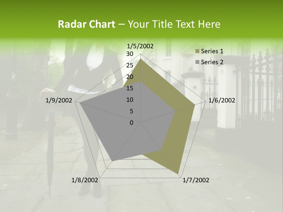 Autumn Hair Beauty PowerPoint Template