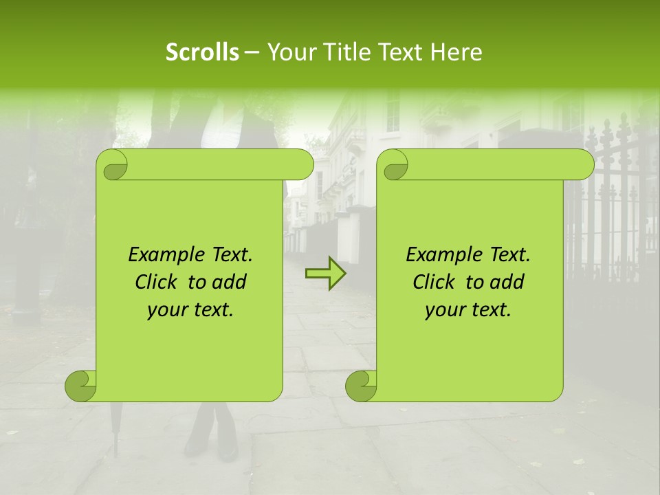 Autumn Hair Beauty PowerPoint Template