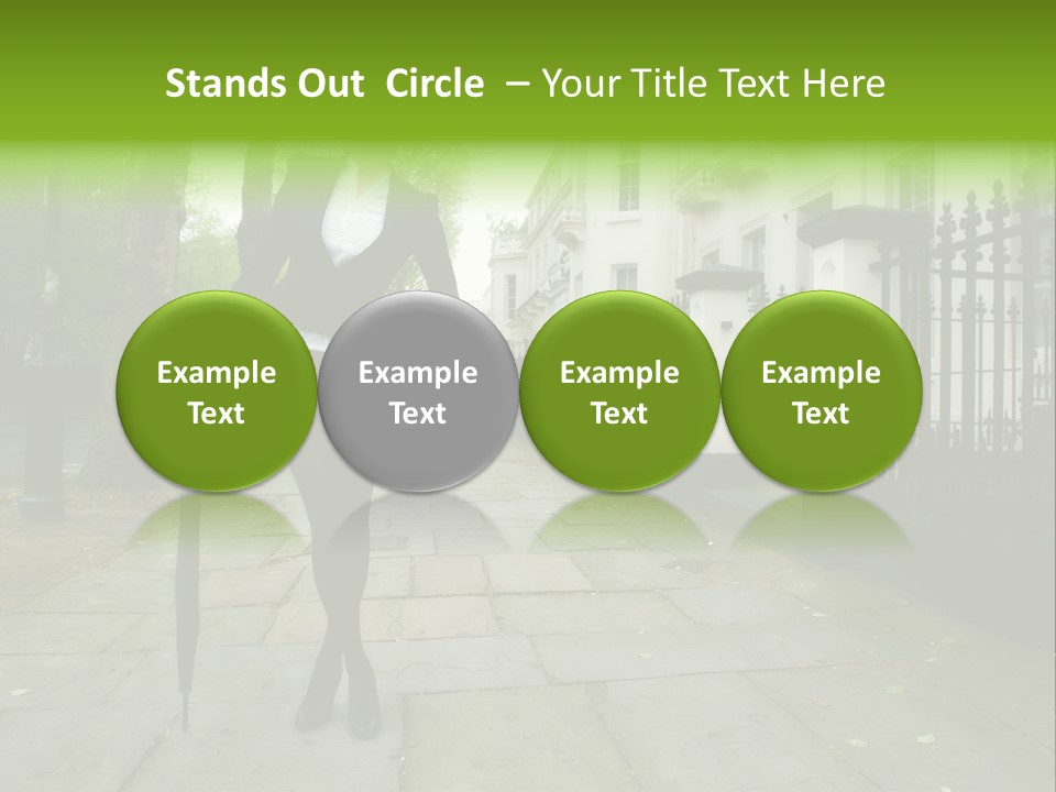 Autumn Hair Beauty PowerPoint Template