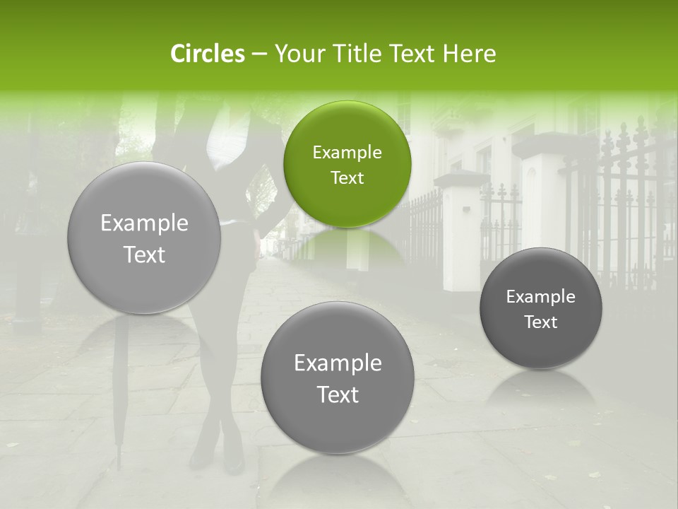 Autumn Hair Beauty PowerPoint Template