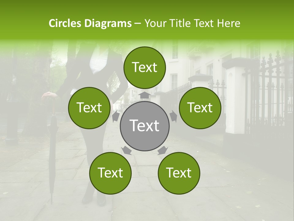 Autumn Hair Beauty PowerPoint Template