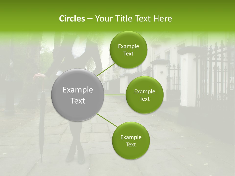 Autumn Hair Beauty PowerPoint Template