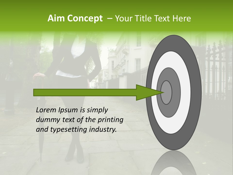 Autumn Hair Beauty PowerPoint Template