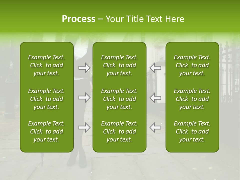 Autumn Hair Beauty PowerPoint Template