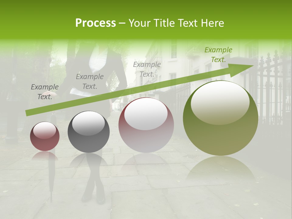 Autumn Hair Beauty PowerPoint Template