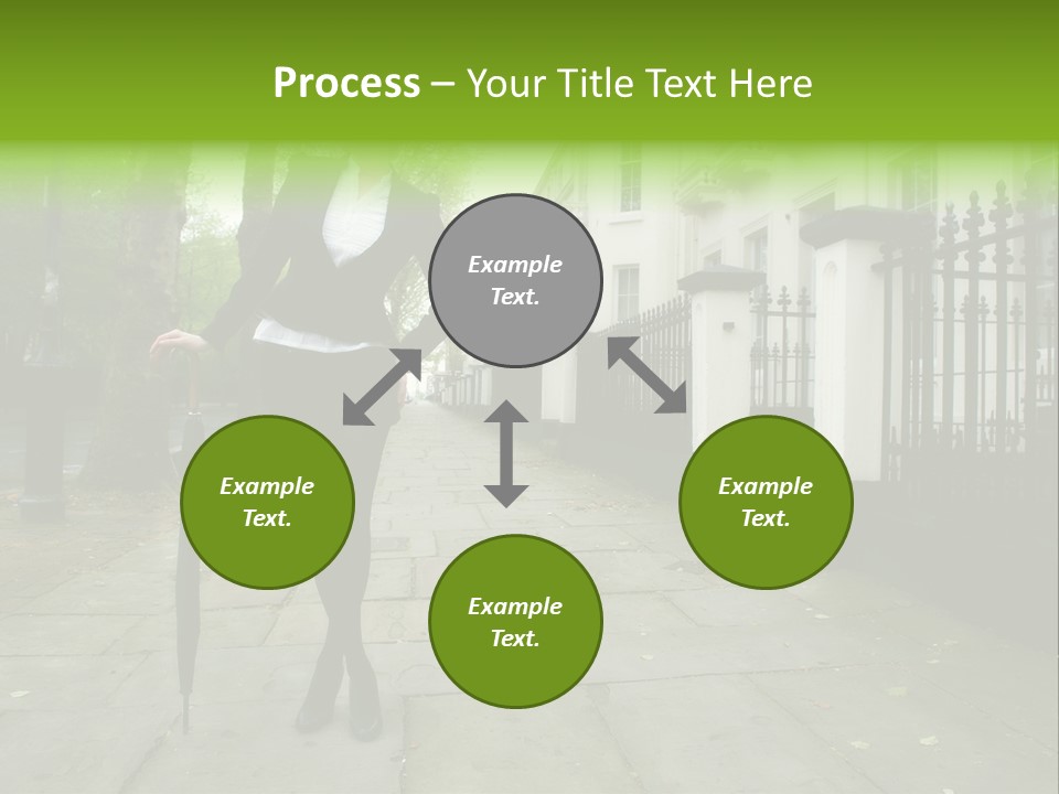 Autumn Hair Beauty PowerPoint Template