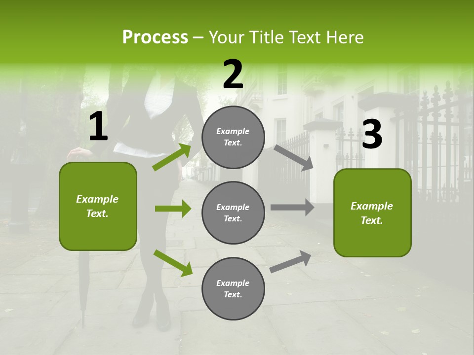 Autumn Hair Beauty PowerPoint Template