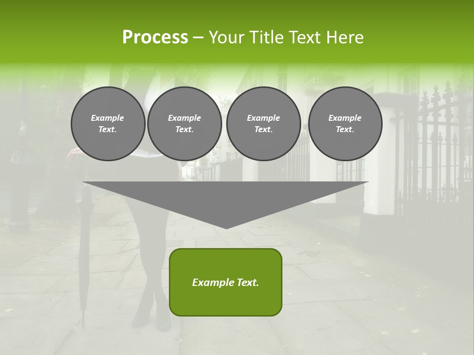 Autumn Hair Beauty PowerPoint Template