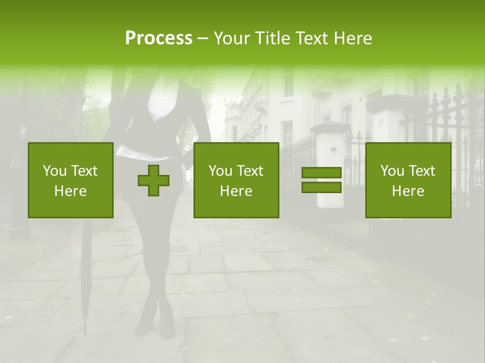 Autumn Hair Beauty PowerPoint Template