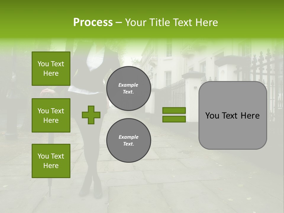 Autumn Hair Beauty PowerPoint Template