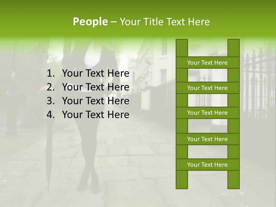 Autumn Hair Beauty PowerPoint Template