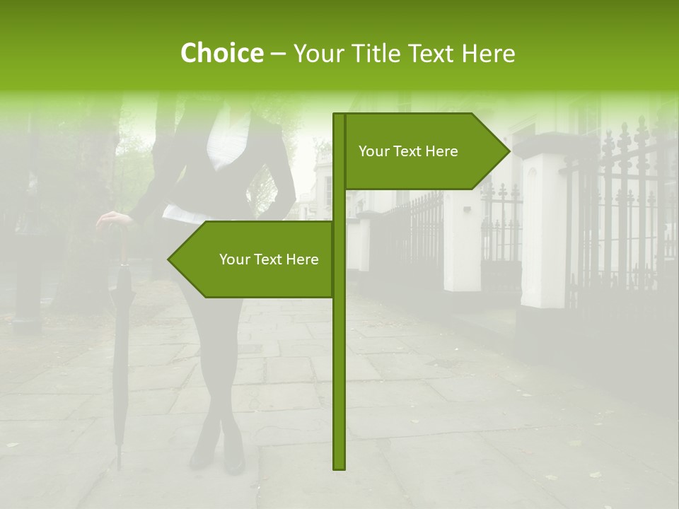 Autumn Hair Beauty PowerPoint Template