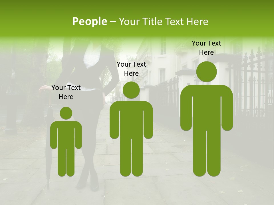 Autumn Hair Beauty PowerPoint Template