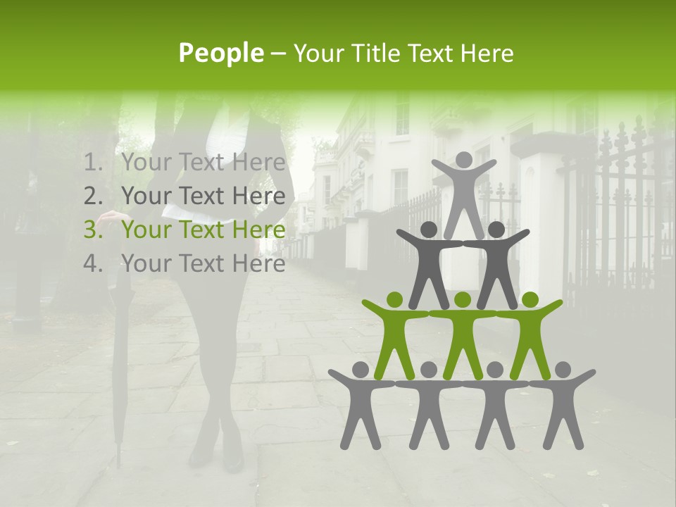 Autumn Hair Beauty PowerPoint Template