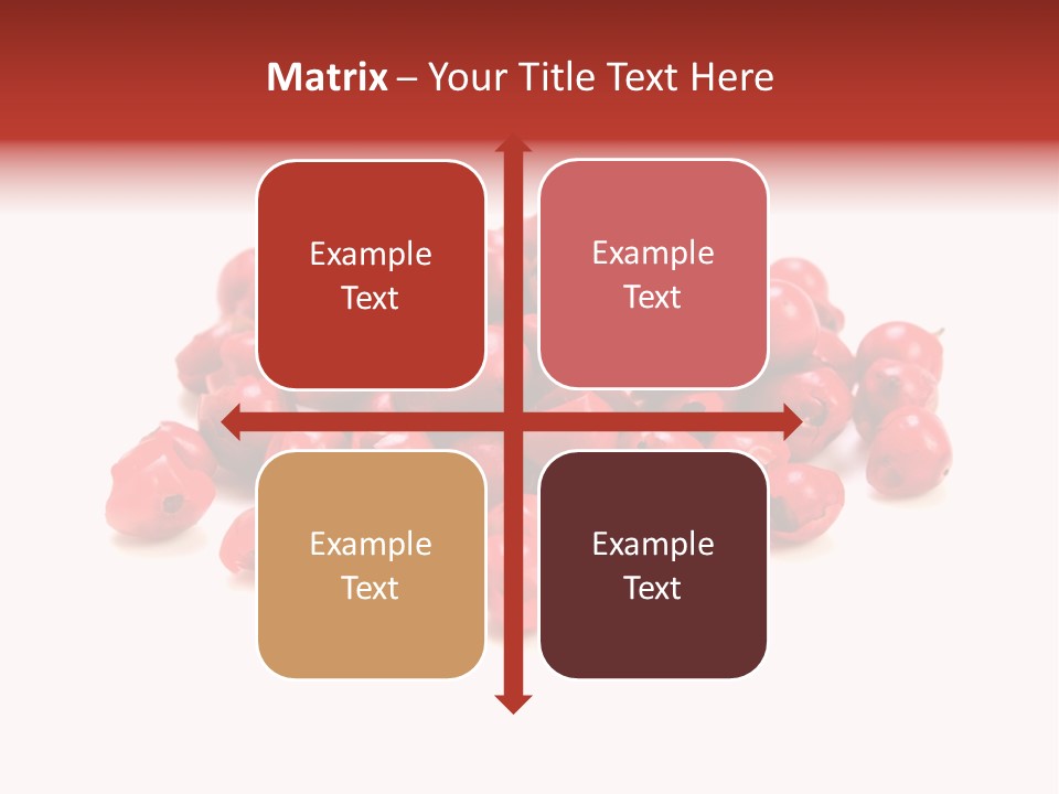 Cook Healthy Poivre Rouge PowerPoint Template