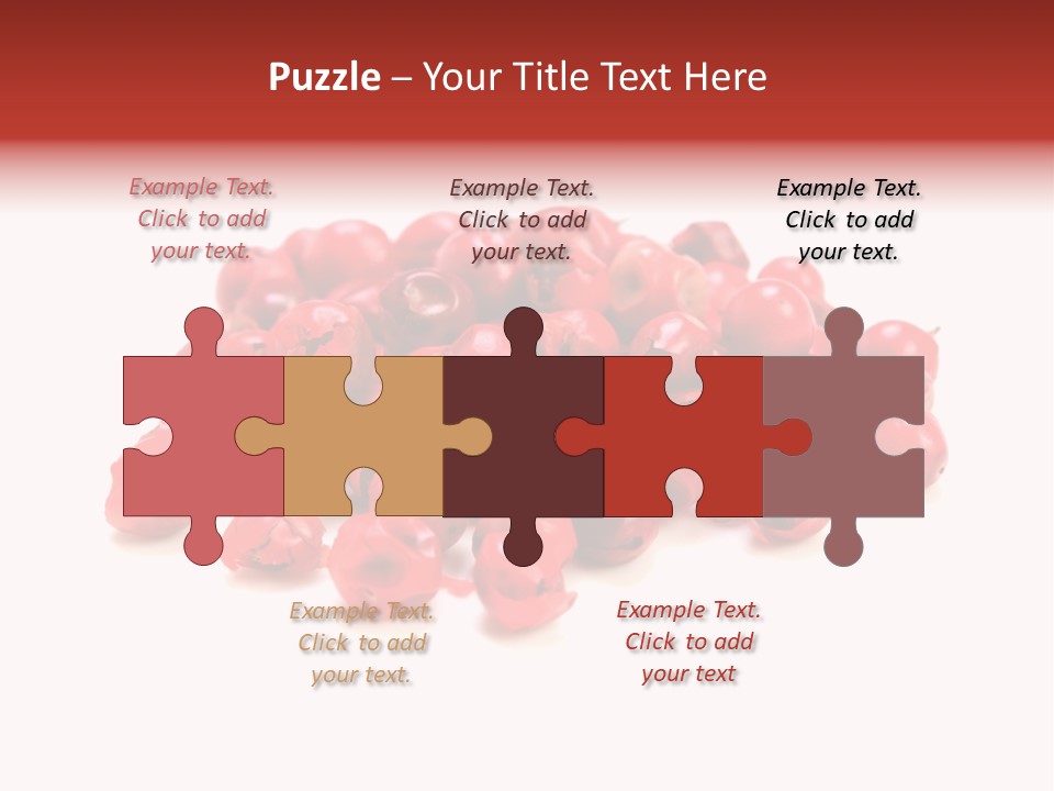 Cook Healthy Poivre Rouge PowerPoint Template