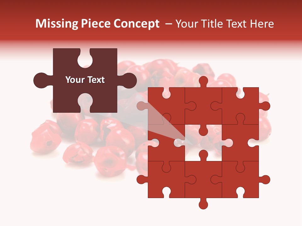 Cook Healthy Poivre Rouge PowerPoint Template