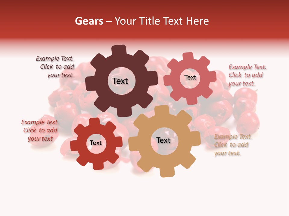 Cook Healthy Poivre Rouge PowerPoint Template