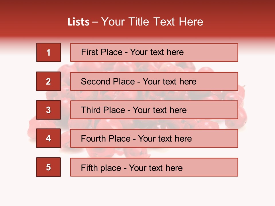 Cook Healthy Poivre Rouge PowerPoint Template