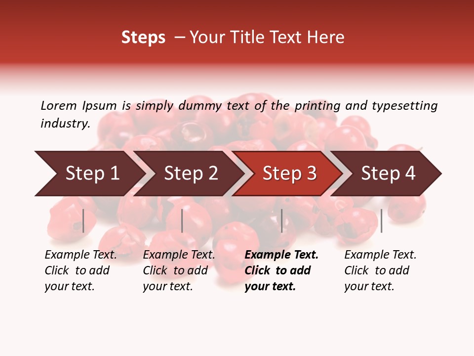 Cook Healthy Poivre Rouge PowerPoint Template