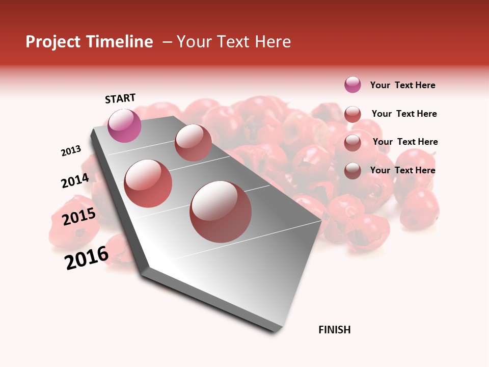 Cook Healthy Poivre Rouge PowerPoint Template