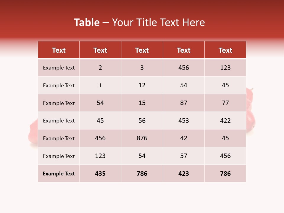 Cook Healthy Poivre Rouge PowerPoint Template