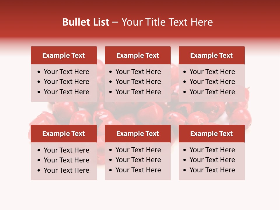 Cook Healthy Poivre Rouge PowerPoint Template