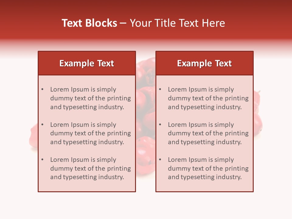 Cook Healthy Poivre Rouge PowerPoint Template