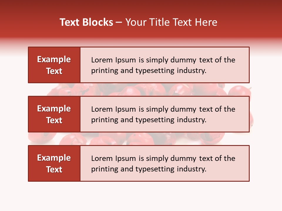 Cook Healthy Poivre Rouge PowerPoint Template