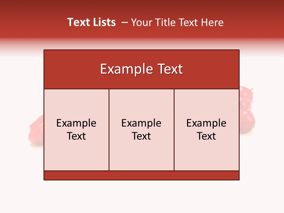 Cook Healthy Poivre Rouge PowerPoint Template