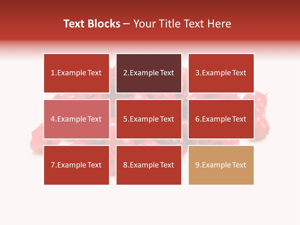 Cook Healthy Poivre Rouge PowerPoint Template