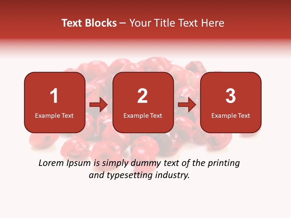 Cook Healthy Poivre Rouge PowerPoint Template