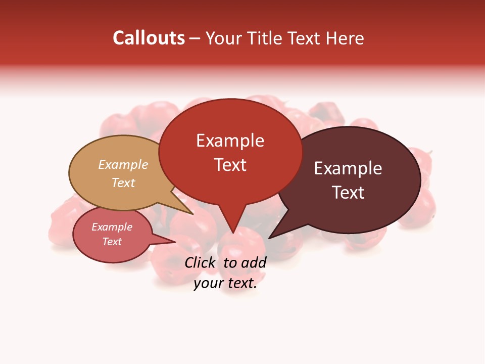 Cook Healthy Poivre Rouge PowerPoint Template