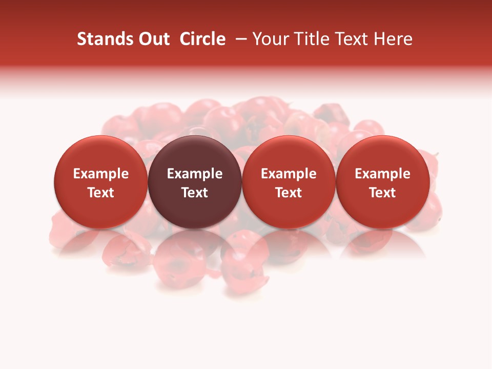 Cook Healthy Poivre Rouge PowerPoint Template