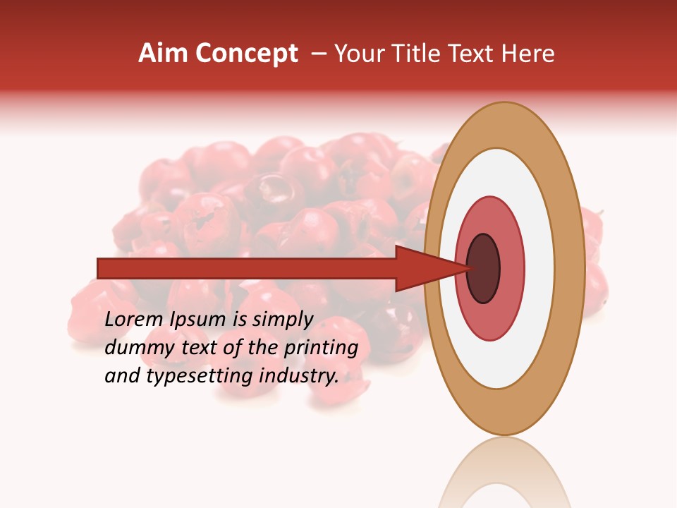 Cook Healthy Poivre Rouge PowerPoint Template