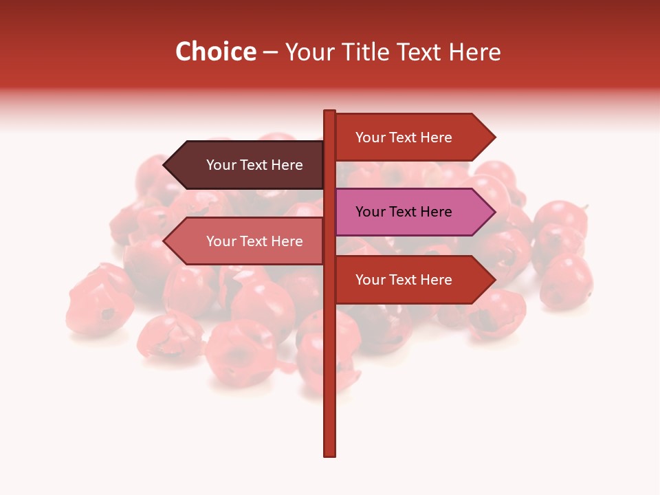 Cook Healthy Poivre Rouge PowerPoint Template