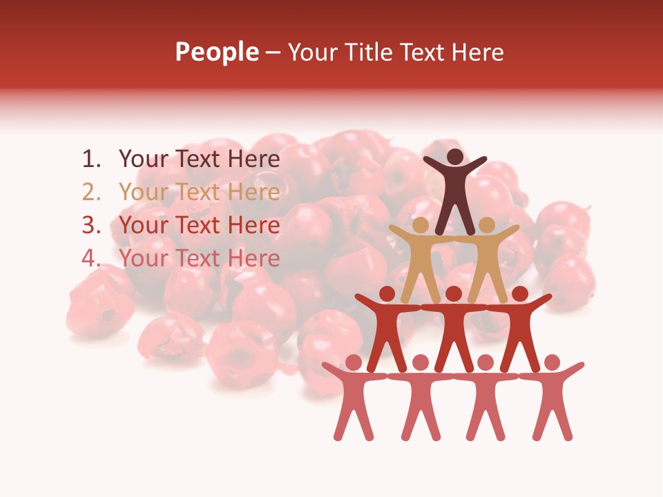 Cook Healthy Poivre Rouge PowerPoint Template