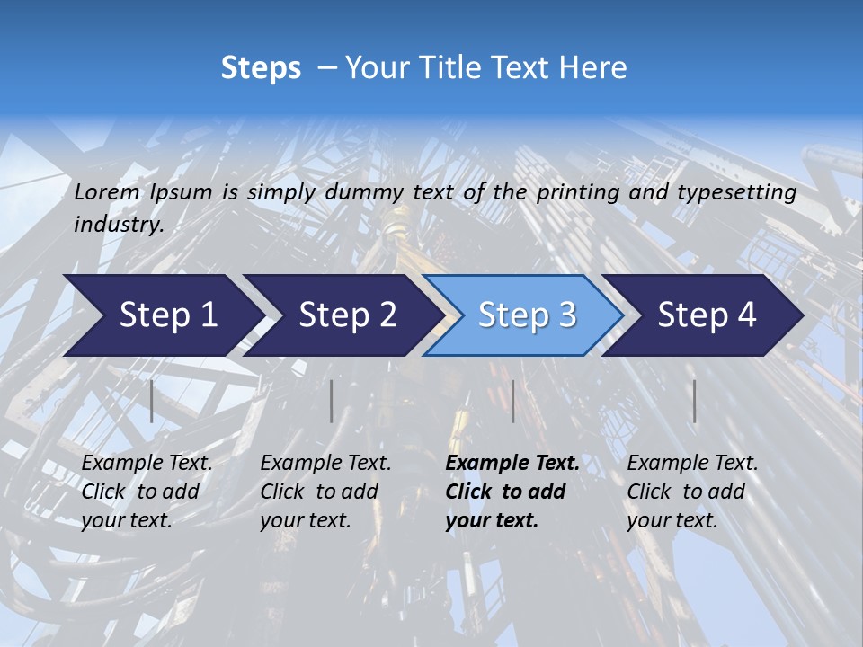 Oilrig Floor Tally PowerPoint Template
